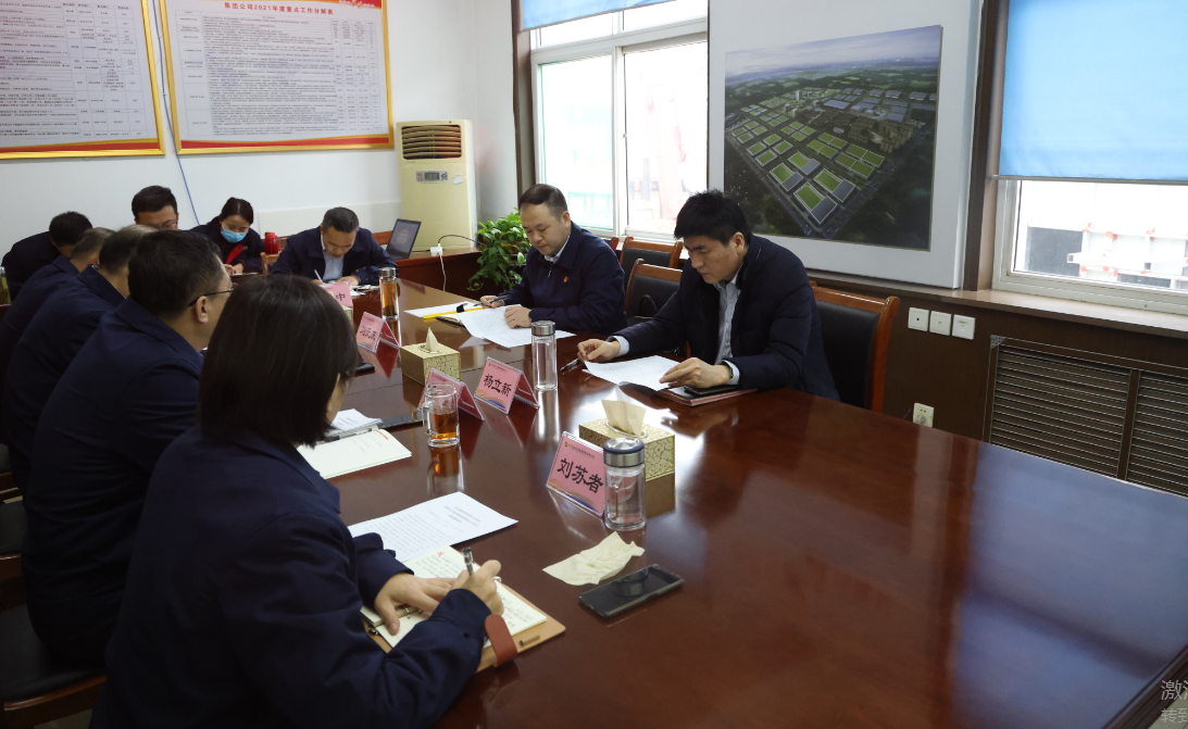 杨立新参加指导盛源公司领导班子民主生活会