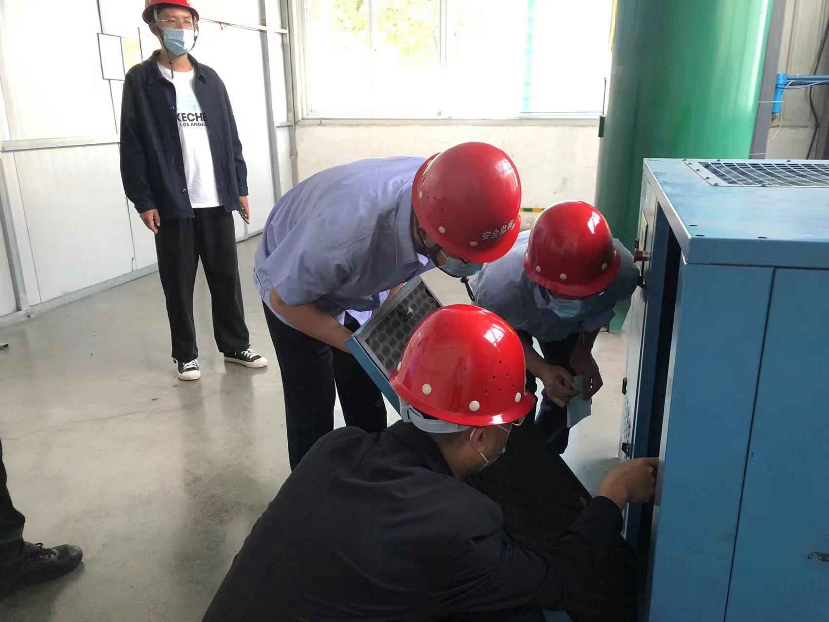山东盛源：邹城市场监管局到矿用产品公司开展特种设备检查工作（王光）