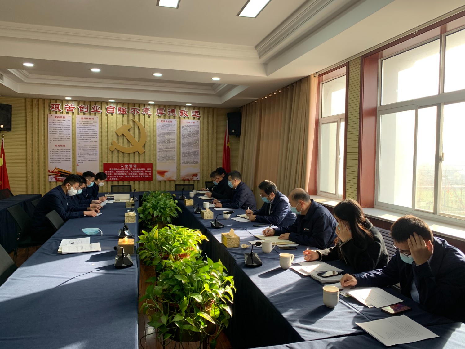 山东盛源：盛源公司组织开展安监员民主测评（张腾腾） (1)