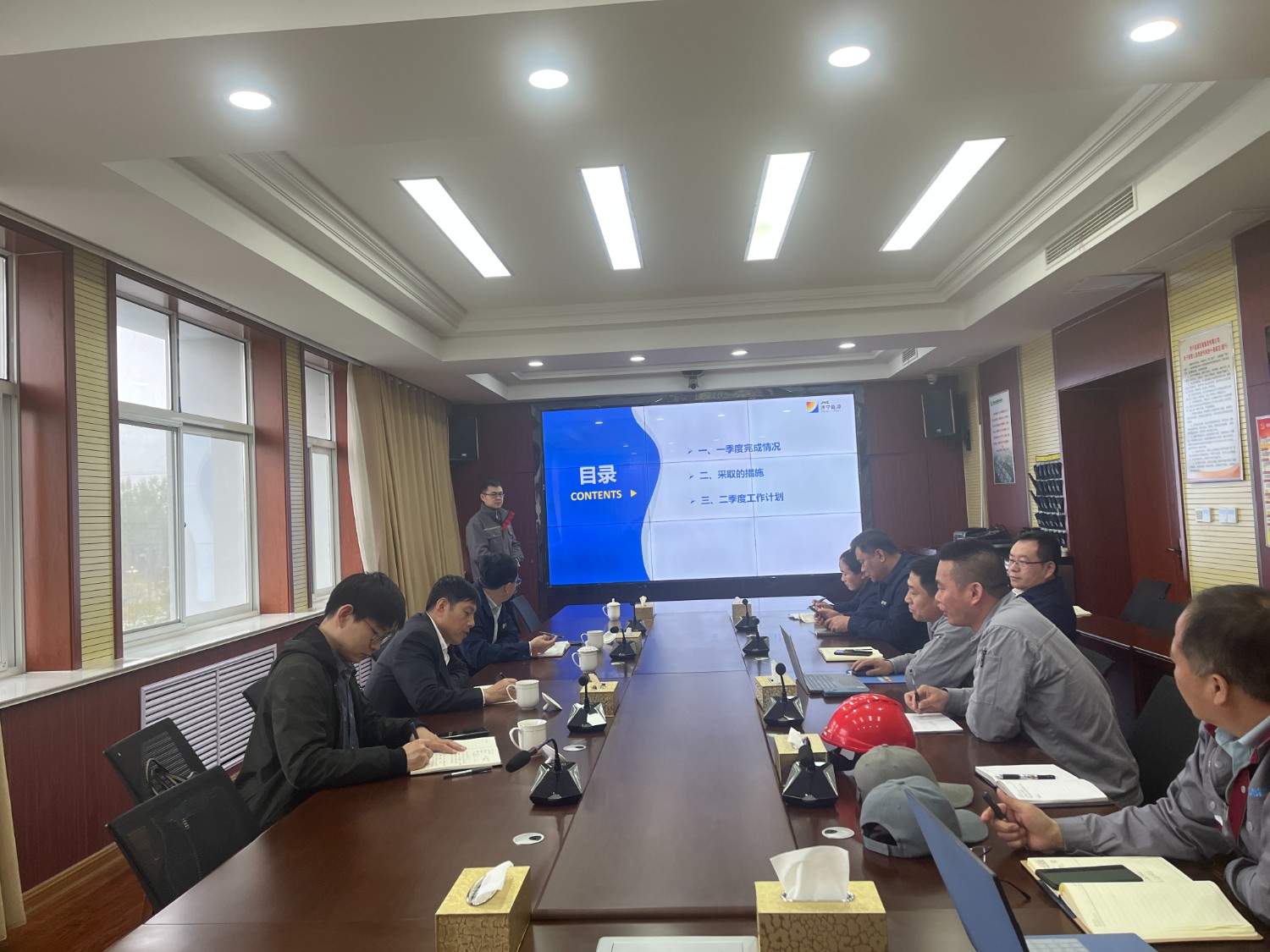 甄阳清到盛源公司调研