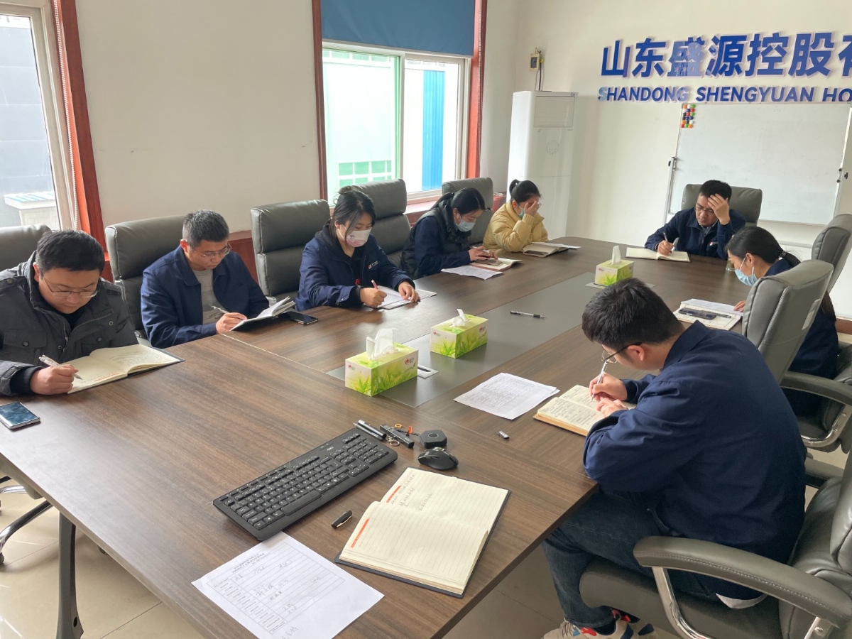 盛源公司召开风险防控体系建设推进会议