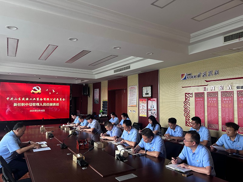 0610盛源公司开展中层管理人员任前集体廉政谈话 筑牢廉洁从业防线（赤艺璇）