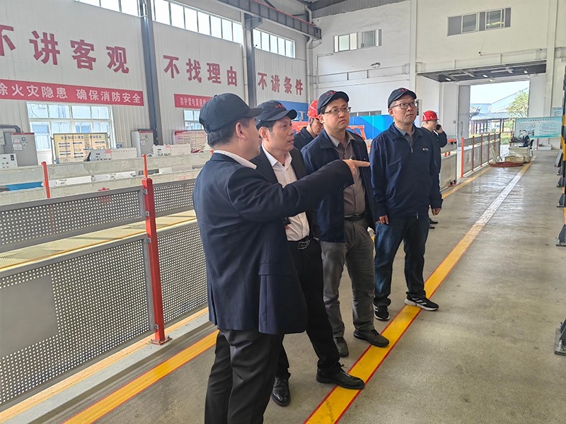 甄阳清带队赴山东盛源公司调研指导工作