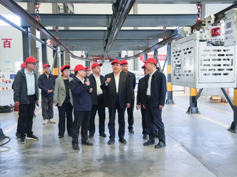 0424中国安全生产协会领导到山东融汇集团调研指导工作