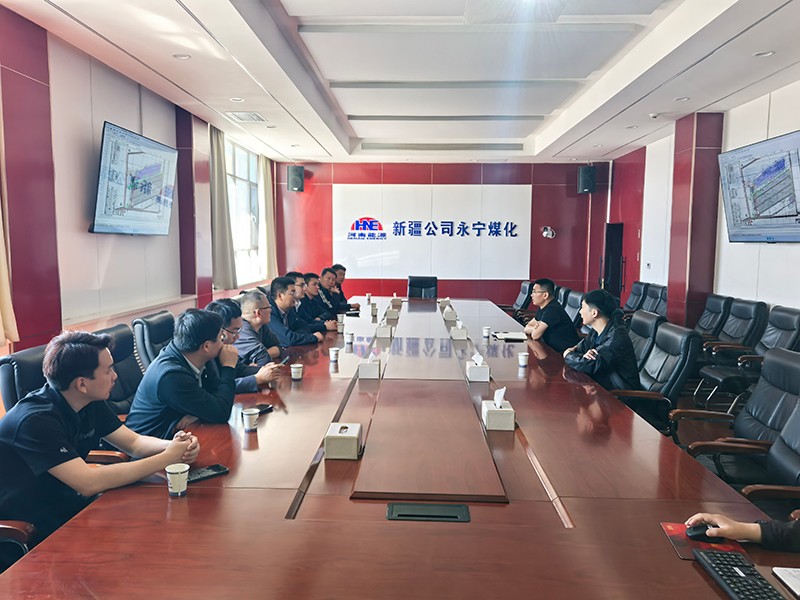 0427新疆工程学院房新亮院长一行赴山东盛源新疆分公司调研指导（孟凡灿  高大飞）