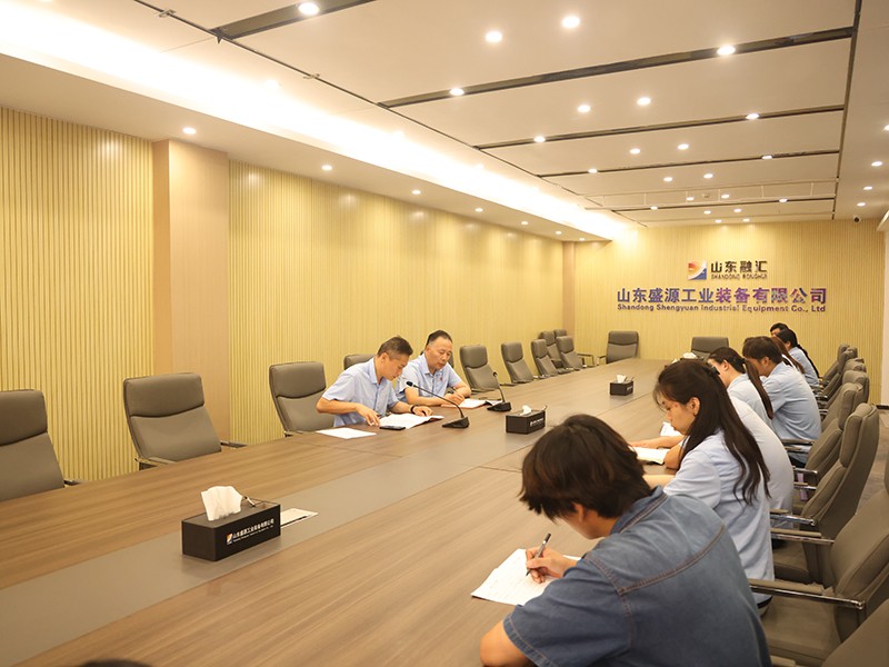 0918山东盛源公司召开9月份“党建+经营攻坚”专题会议